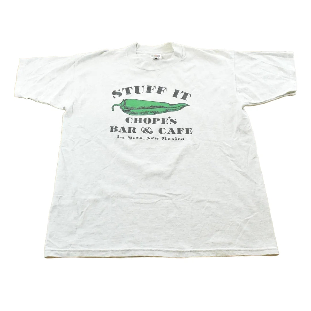 Vintage 1990s Chope's Bar Cafe La Mesa New Mexico Souvenir Travel T-Shirt Mens L from propervintagecanada