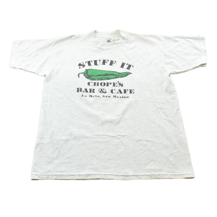 Vintage 1990s Chope's Bar Cafe La Mesa New Mexico Souvenir Travel T-Shirt Mens L from propervintagecanada
