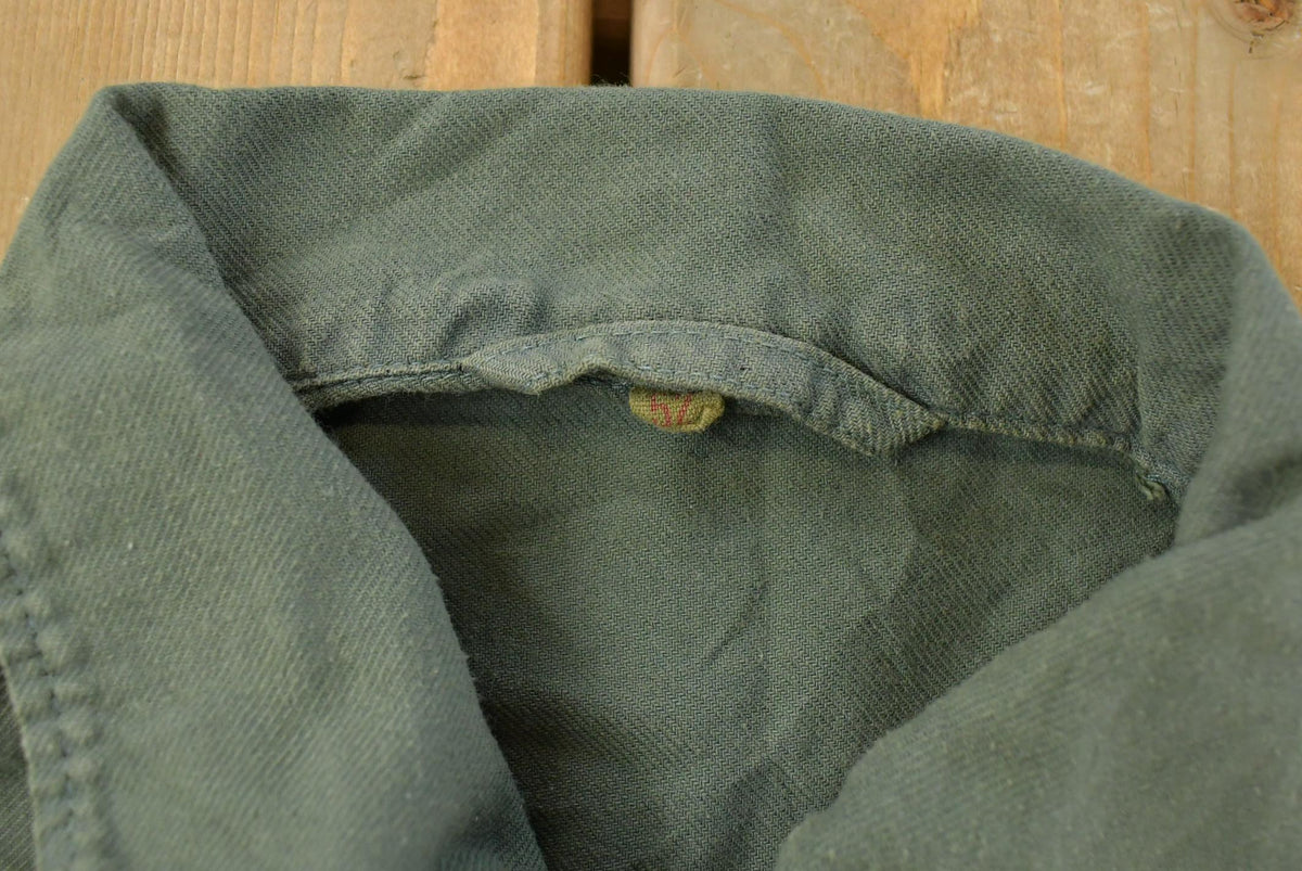 Vintage 1990s Chore Style Button Up Shirt Men's Large from propervintagecanada