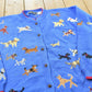 Vintage 1990s Christine Foley Dogs Knit Cardigan Sweater Women's XL / Nature Animal Puppies / 90s Streetwear from propervintagecanada