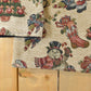 Vintage 1990s Christmas Graphic Patchwork Button Up Jacket Women's 2XL / Tapestry All Over Print / Festive / Winter Theme from propervintagecanada