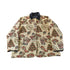 Vintage 1990s Christmas Graphic Patchwork Button Up Jacket Women&