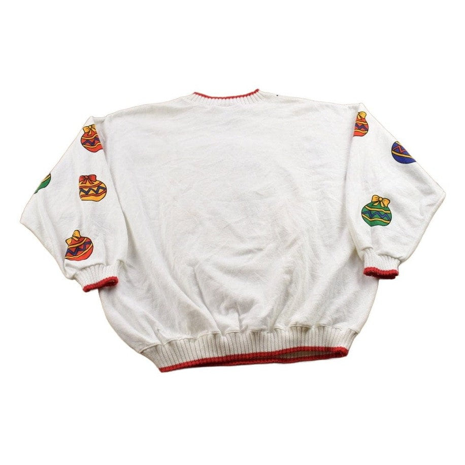 Vintage 1990s Christmas Ornament Theme Sweater Men's 2XL from propervintagecanada