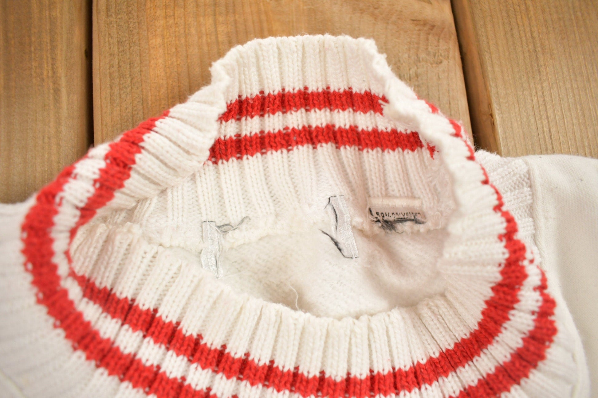 Vintage 1990s Christmas Theme Embroidered Crewneck Sweater Men's Large from propervintagecanada