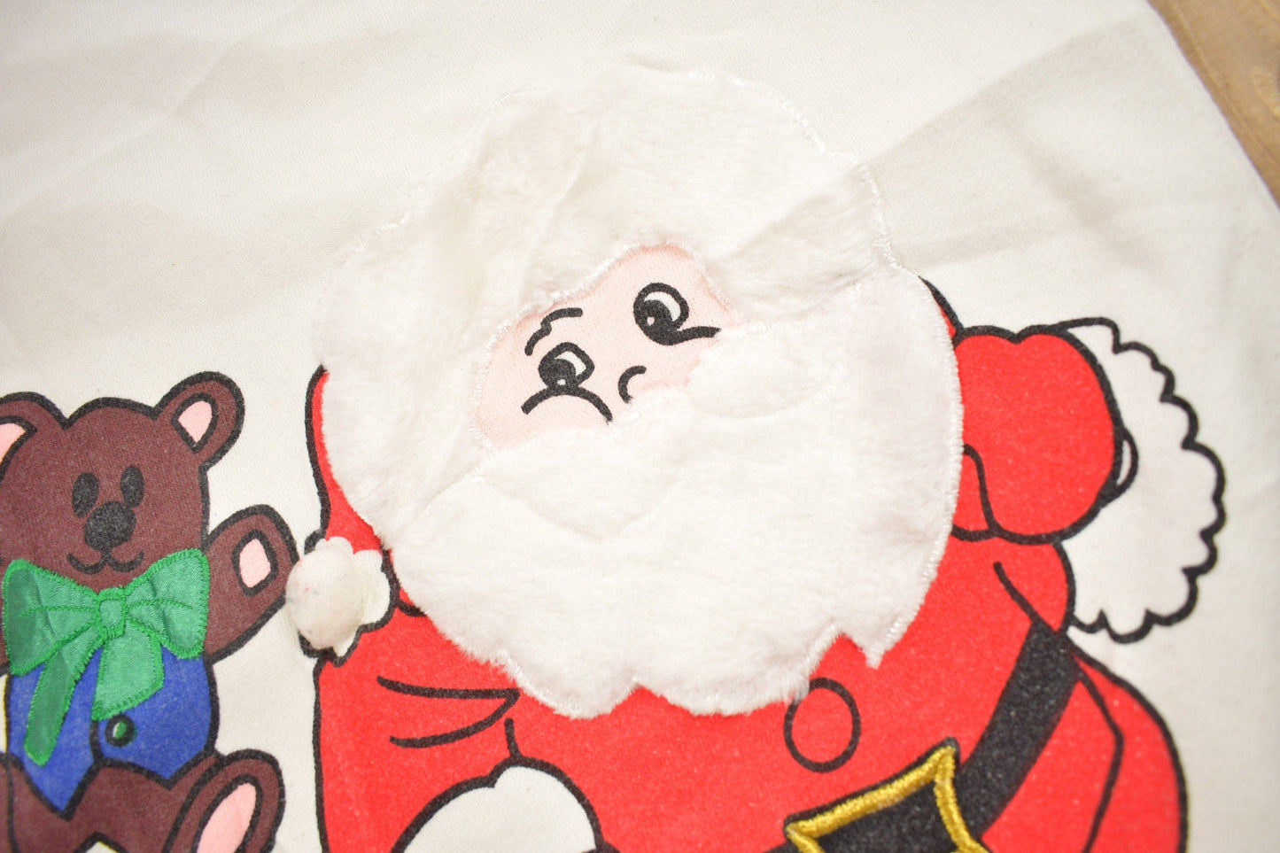 Vintage 1990s Christmas Theme Embroidered Crewneck Sweater Men's Large from propervintagecanada