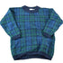 Vintage 1990s Christopher And Banks Mohair Knit Plaid Crewneck Sweater Women&