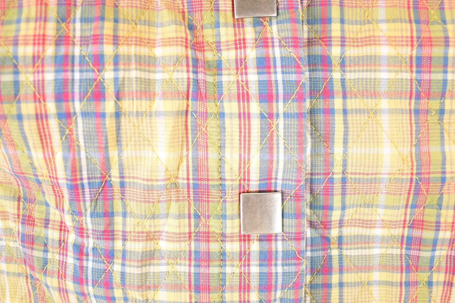 Vintage 1990s Christopher And Banks Plaid Lined Button Up Vest Men's M from propervintagecanada