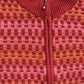 Vintage 1990s Christopher & Banks All Over Print Full Zip Knitted Sweater Women's S from propervintagecanada