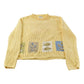 Vintage 1990s Christopher & Banks Hand Embroidered Knit Crewneck Sweater Women's M from propervintagecanada