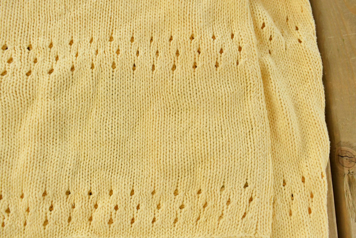 Vintage 1990s Christopher & Banks Hand Embroidered Knit Crewneck Sweater Women's M from propervintagecanada