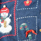 Vintage 1990s Christopher & Banks Knit Cardigan Christmas Sweater Women's Large from propervintagecanada