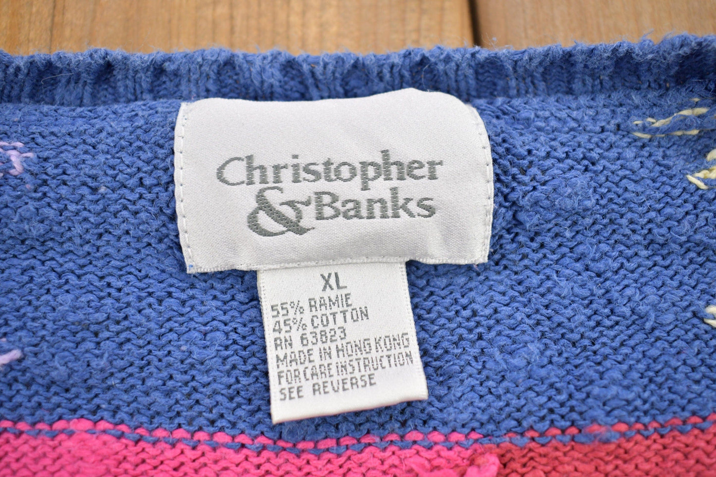 Vintage 1990s Christopher & Banks Knit Cardigan Sweater Women's M from propervintagecanada