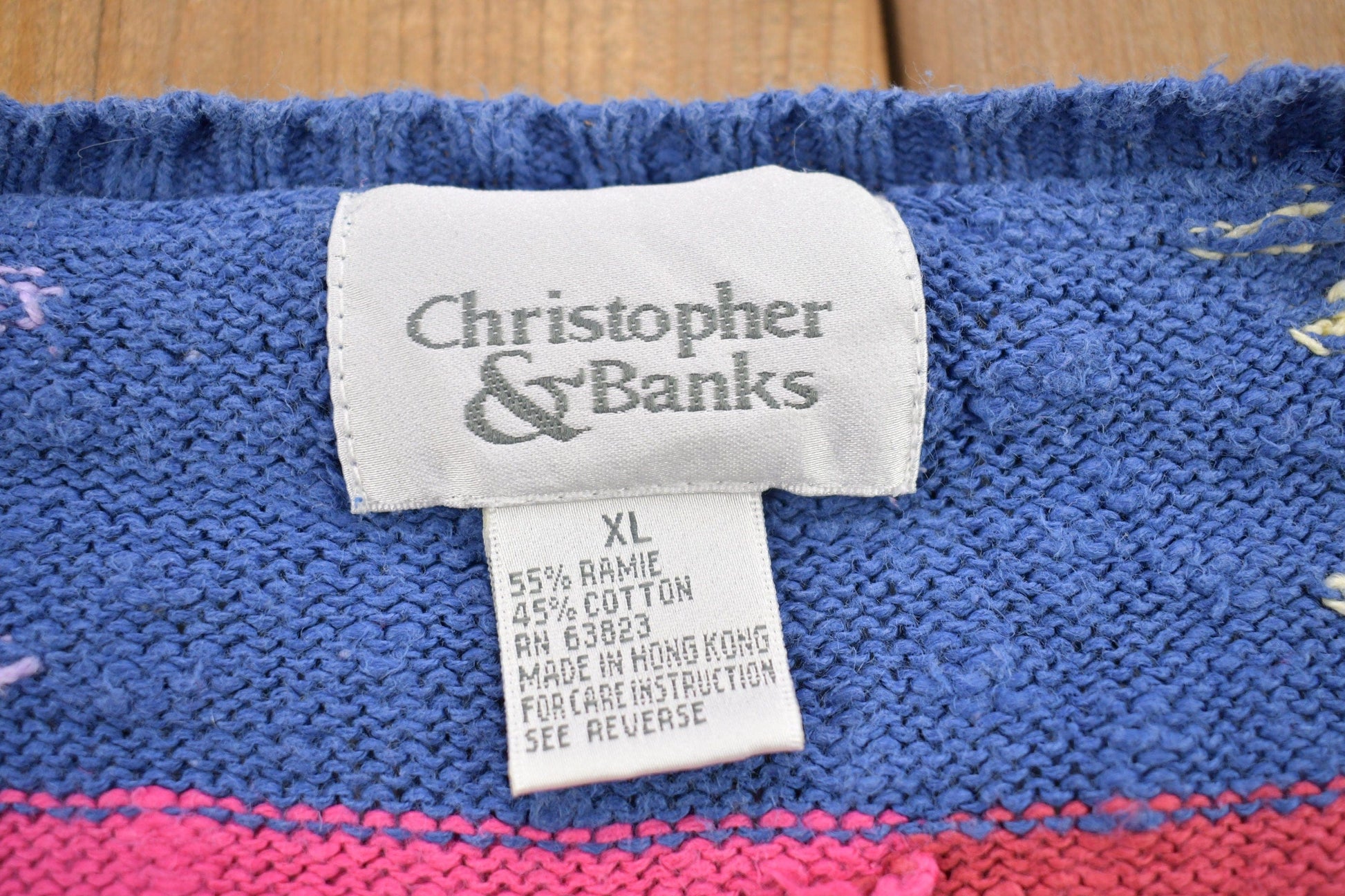 Vintage 1990s Christopher & Banks Knit Cardigan Sweater Women's M from propervintagecanada