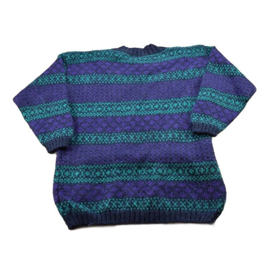 Vintage 1990s Christopher & Banks Knitted Crewneck Sweater Men's Medium from propervintagecanada