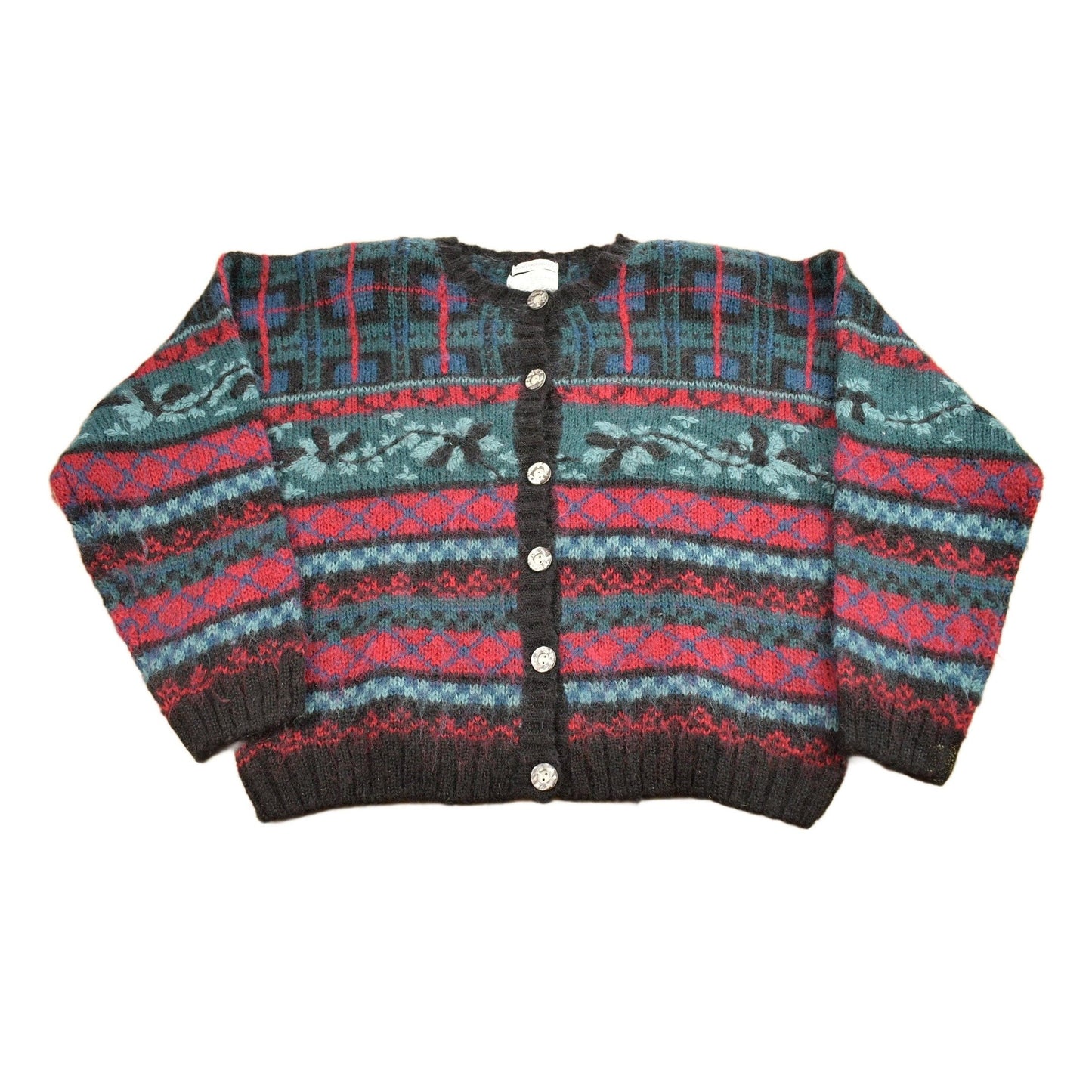 Vintage 1990s Christopher & Banks Mohair Knit Cardigan Sweater Women's M from propervintagecanada