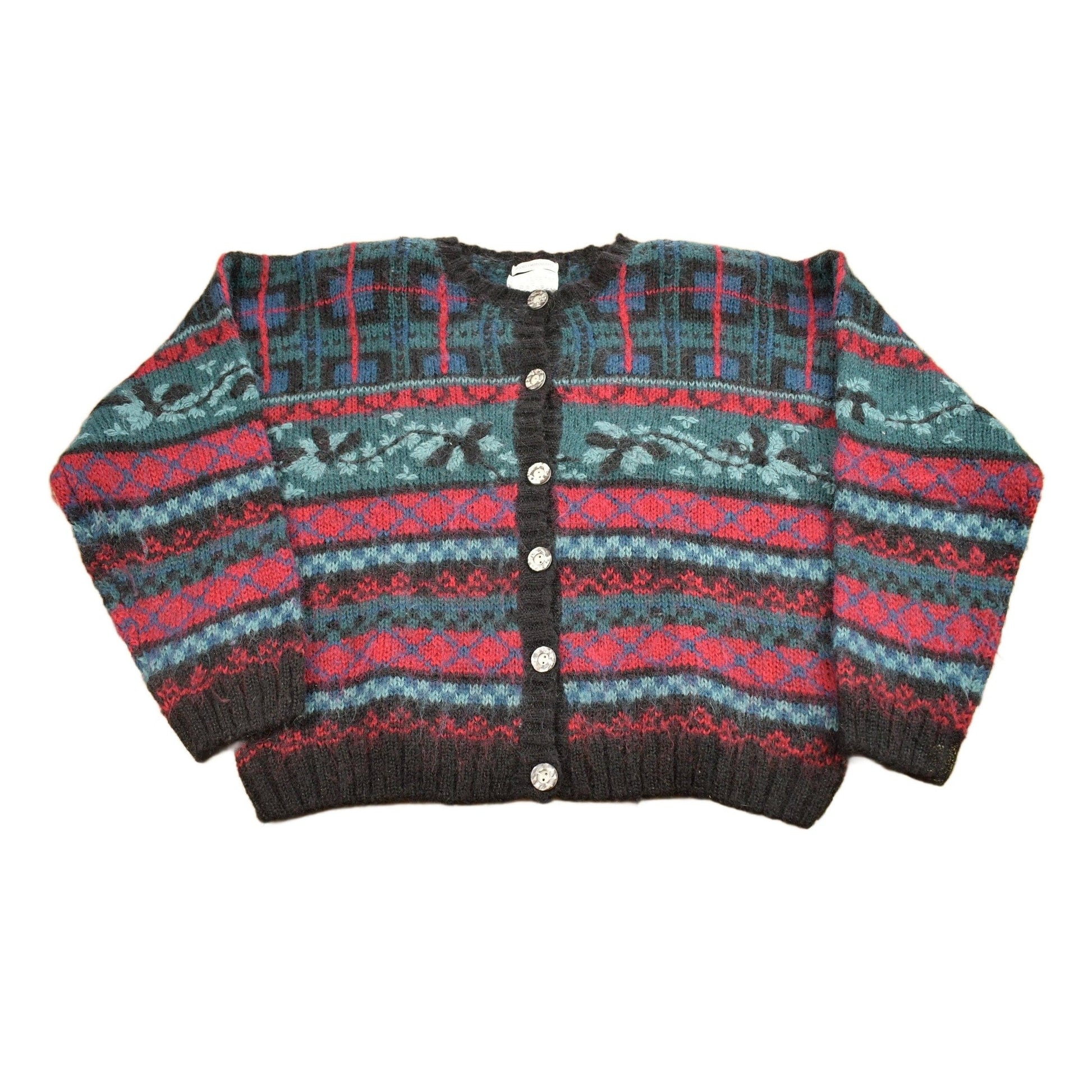 Vintage 1990s Christopher & Banks Mohair Knit Cardigan Sweater Women's M from propervintagecanada