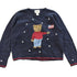 Vintage 1990s Christopher & Banks Teddy Bear USA Knit Crewneck Sweater Women&