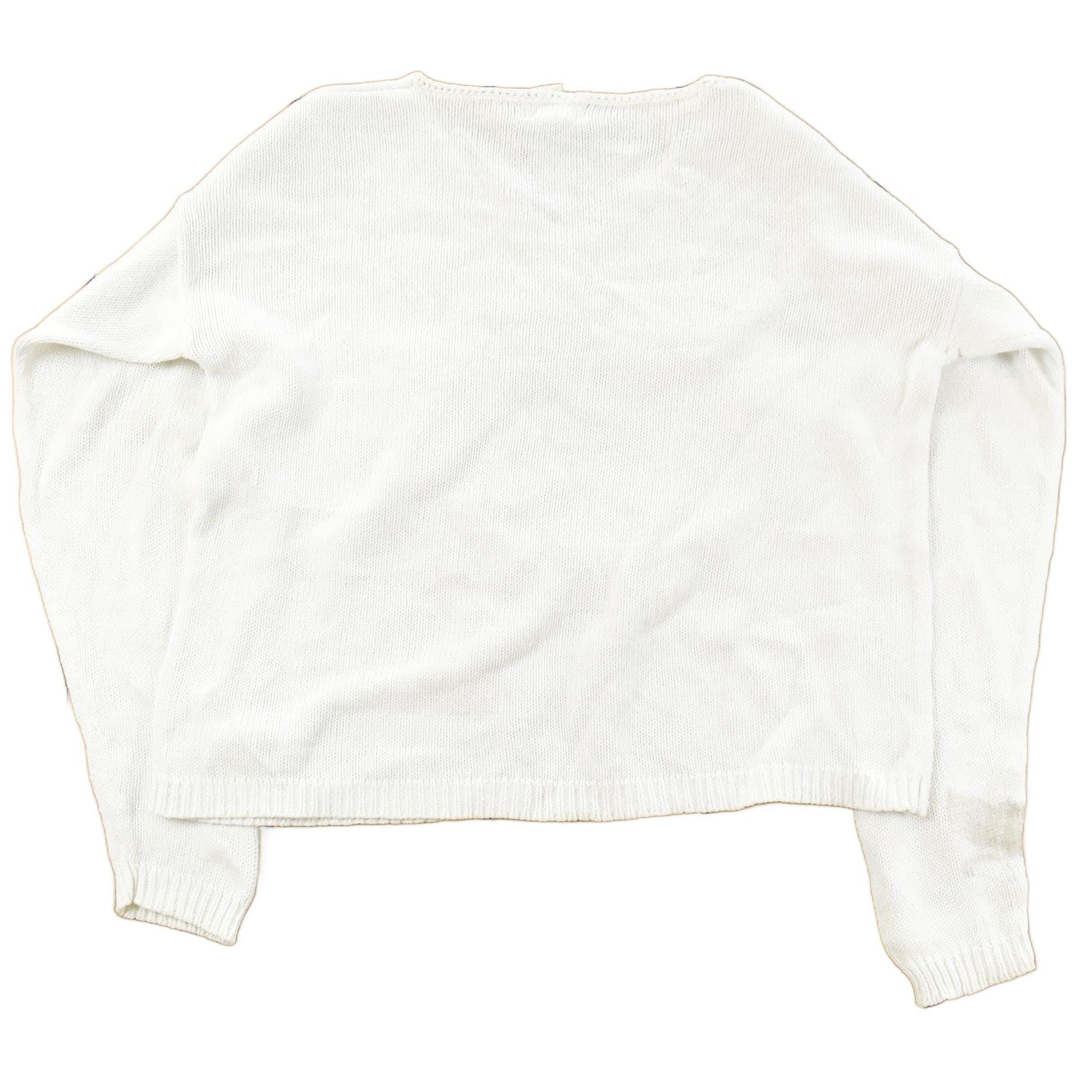 Vintage 1990s Christopher & Banks V Neck Knit Crewneck Sweater Women's S from propervintagecanada