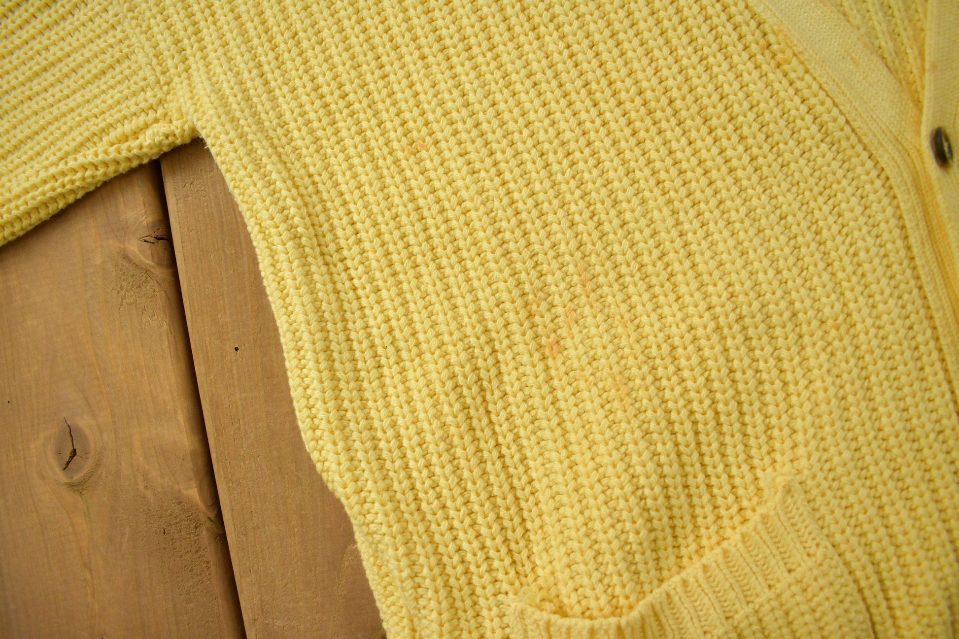 Vintage 1990s Christopher Hayes Knit Cardigan Sweater Men's Medium from propervintagecanada