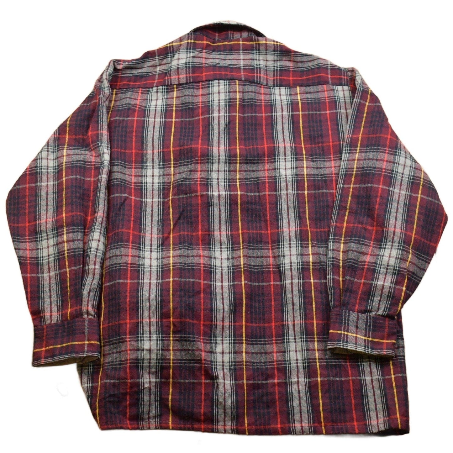 Vintage 1990s Christopher Heart Plaid Lined Button Up Shirt Men's XL from propervintagecanada