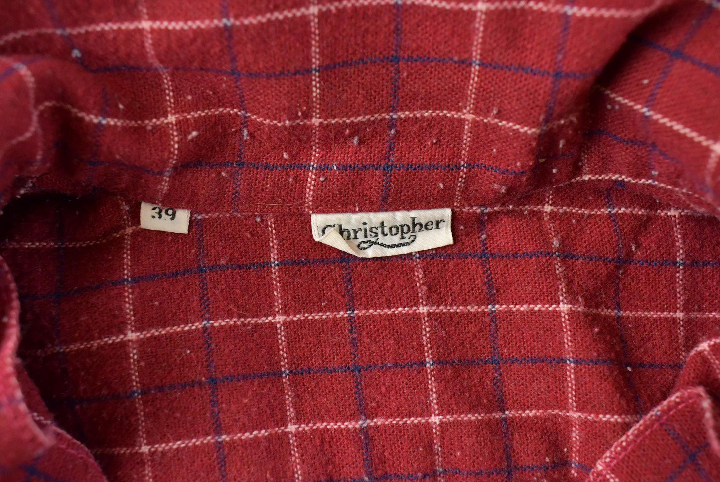 Vintage 1990s Christopher Plaid Flannel Shirt Men's Medium from propervintagecanada