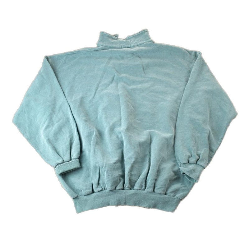 Vintage 1990s Churchill Bulldogs Quarter Zip Mock Neck Collegiate Sweater Men's 2XL from propervintagecanada