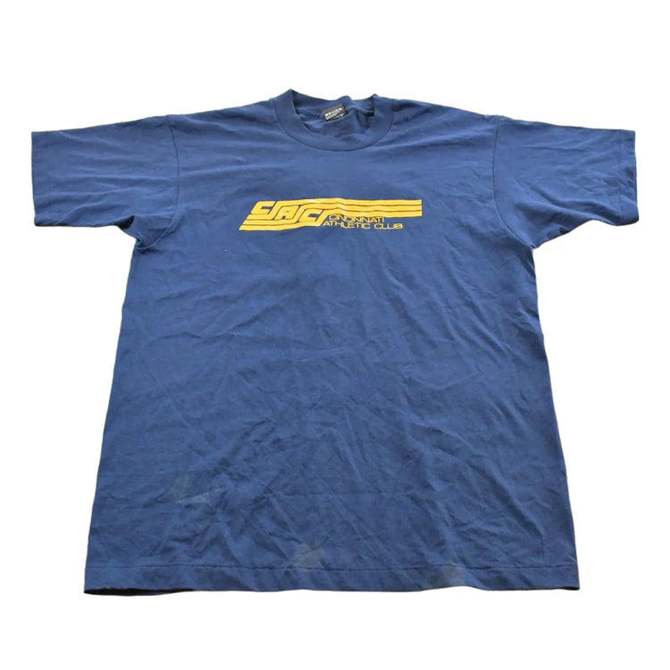 Vintage 1990s Cincinnati Athletic Club Graphic T-Shirt Men's XL from propervintagecanada