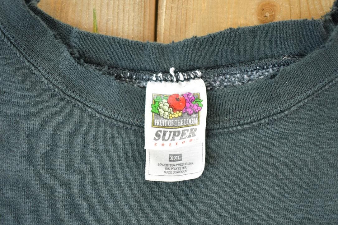 Vintage 1990s City Auto Glass Souvenir Heavyweight Crewneck Sweatshirt Made In USA Men's 2XL from propervintagecanada