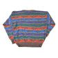 Vintage 1990s City Streets Abstract Knit Crewneck Sweater Mens L from propervintagecanada
