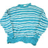Vintage 1990s City Streets Striped Knit Crewneck Sweater Men&