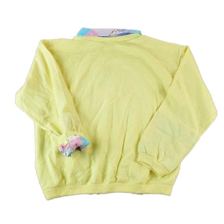 Vintage 1990s City Style Super Unique Collared Pink Cadillac Crewneck Sweatshirt Made In USAMen's Medium from propervintagecanada