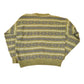 Vintage 1990s Claiborne Abstract Striped Knit Crewneck Sweater Women's XL from propervintagecanada