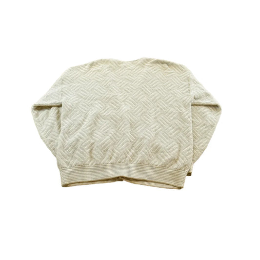 Vintage 1990s Claiborne Cotton Knit Cardigan Sweater Mens L from propervintagecanada