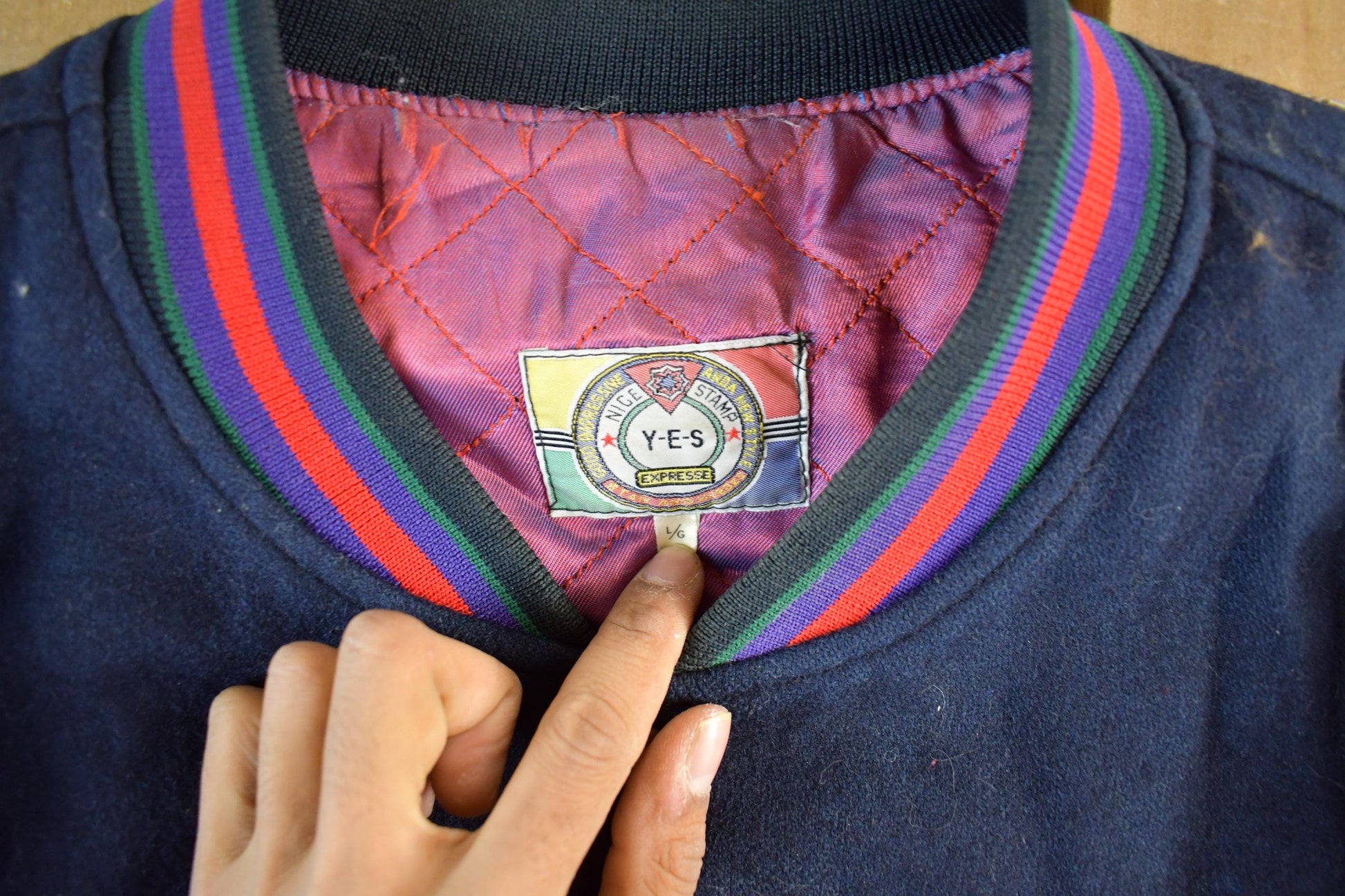 Vintage 1990s Classic Club Basketball Wool Varsity Jacket Men's Large from propervintagecanada