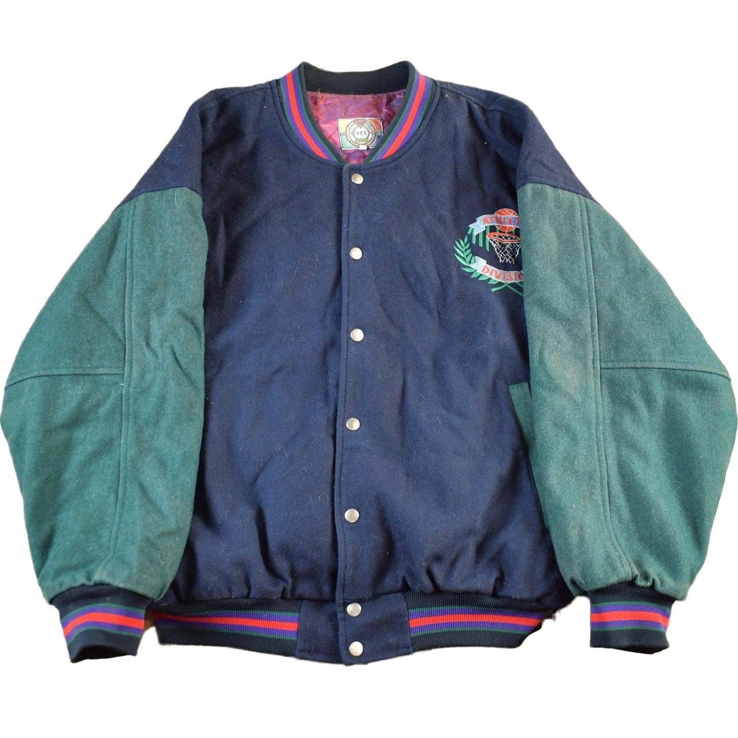 Vintage 1990s Classic Club Basketball Wool Varsity Jacket Men's Large from propervintagecanada