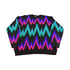 Vintage 1990s Classic Essentials Knit Abstract Pattern Crewneck Sweater Women&