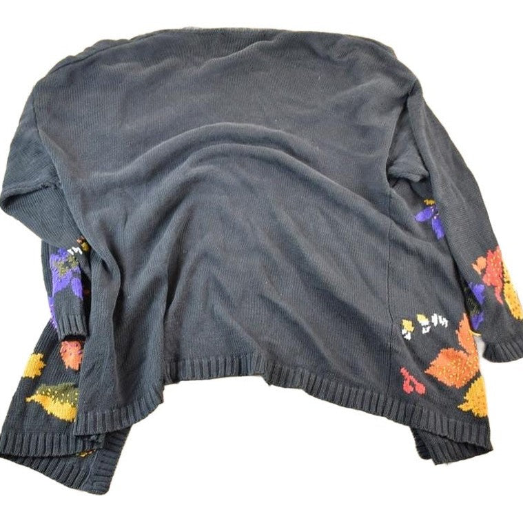 Vintage 1990s Claus Sport Knit Abstract Pattern Cardigan Sweater Mens M from propervintagecanada