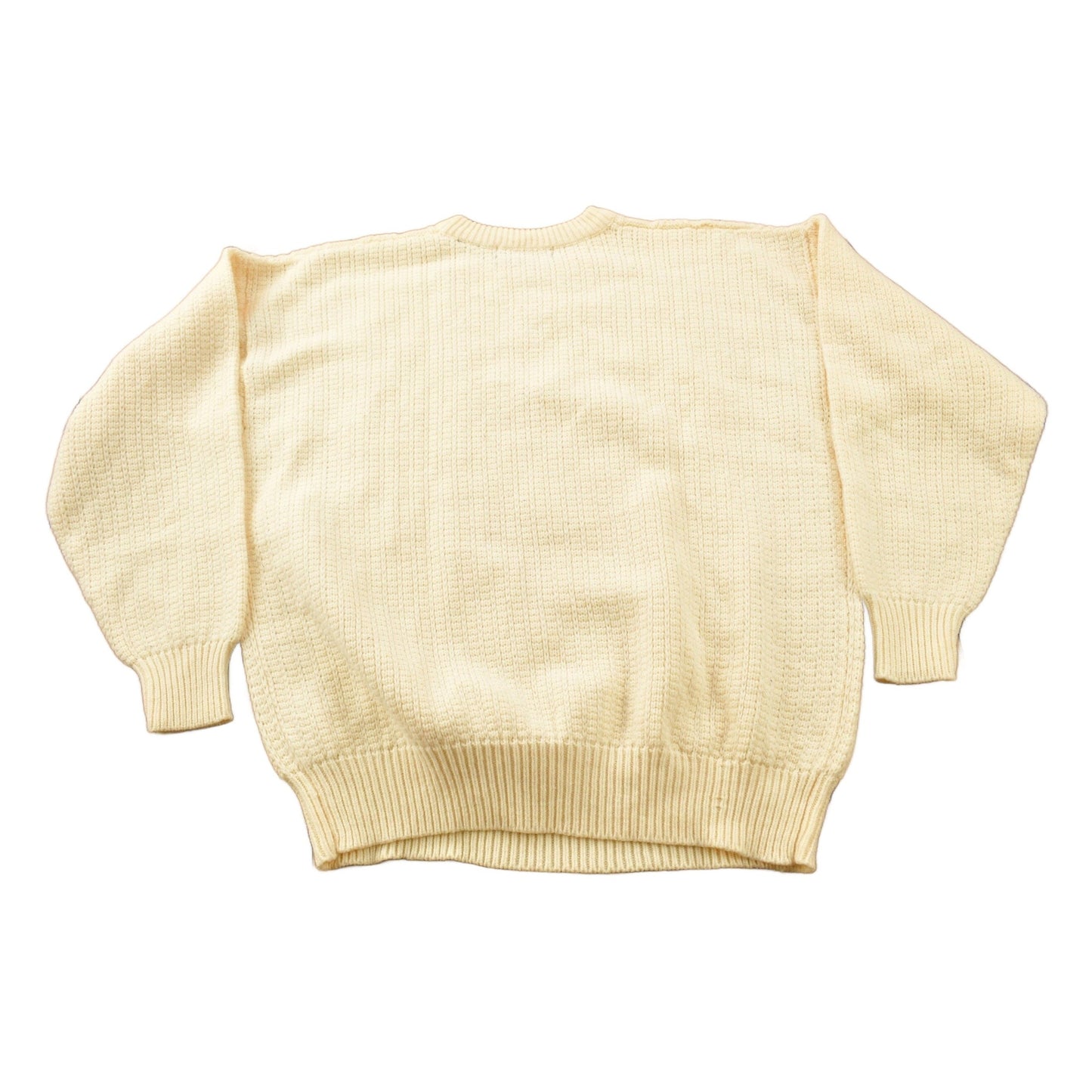Vintage 1990s Claybrooke Outdoors Knitted Crewneck Sweater Men's Large from propervintagecanada