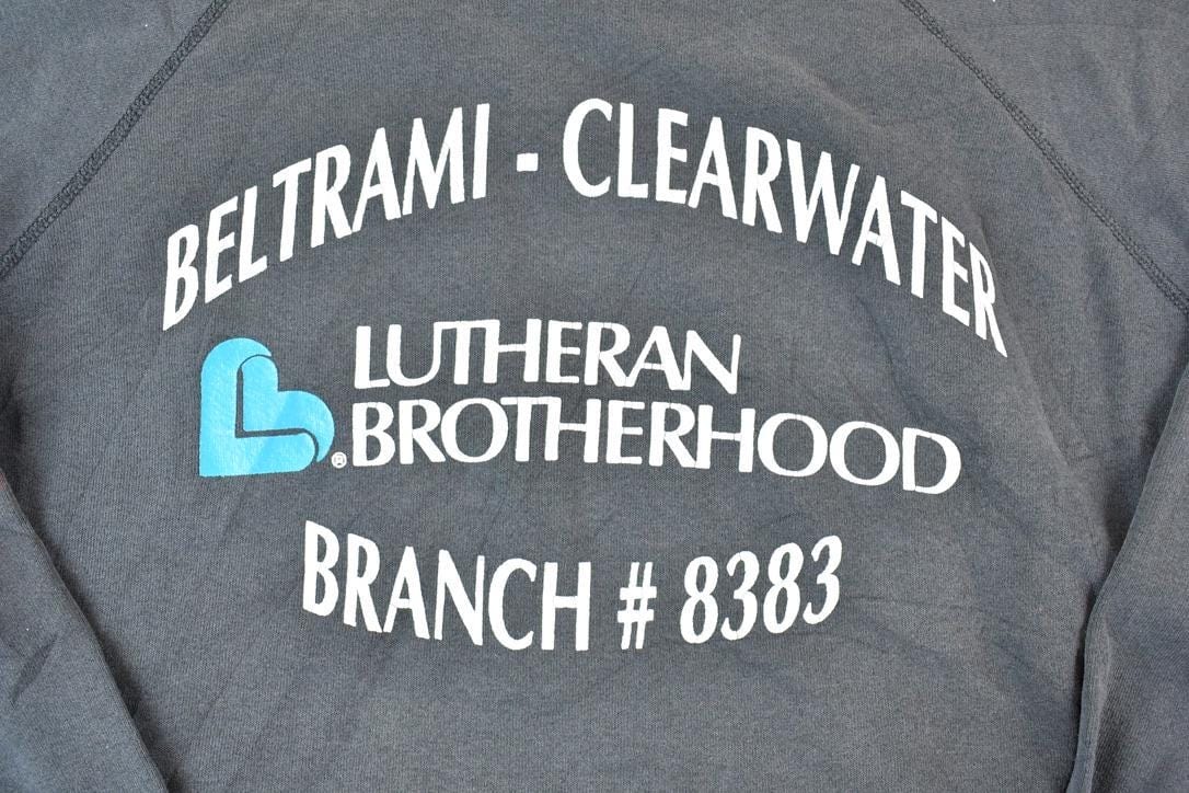 Vintage 1990s Clearwater Lutheran Brotherhood Souvenir Crewneck Sweatshirt Men's XL from propervintagecanada