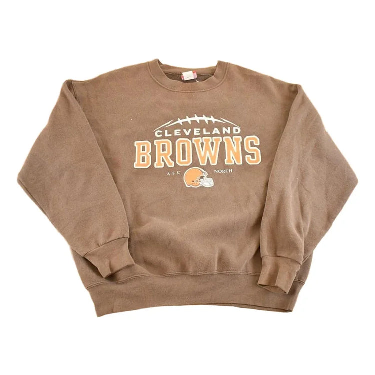 Vintage 1990s Cleveland Browns Crewneck Sweatshirt Men's L from propervintagecanada