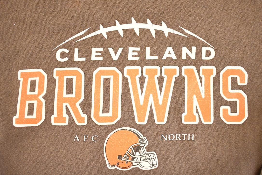 Vintage 1990s Cleveland Browns Crewneck Sweatshirt Men's L from propervintagecanada