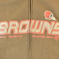 Vintage 1990s Cleveland Browns Full Zip NFL Hoodie Sweatshirt Men's 3XL from propervintagecanada