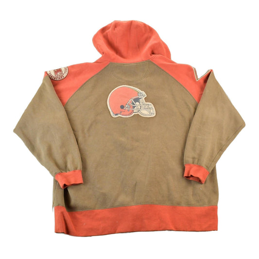 Vintage 1990s Cleveland Browns Full Zip NFL Hoodie Sweatshirt Men's 3XL from propervintagecanada