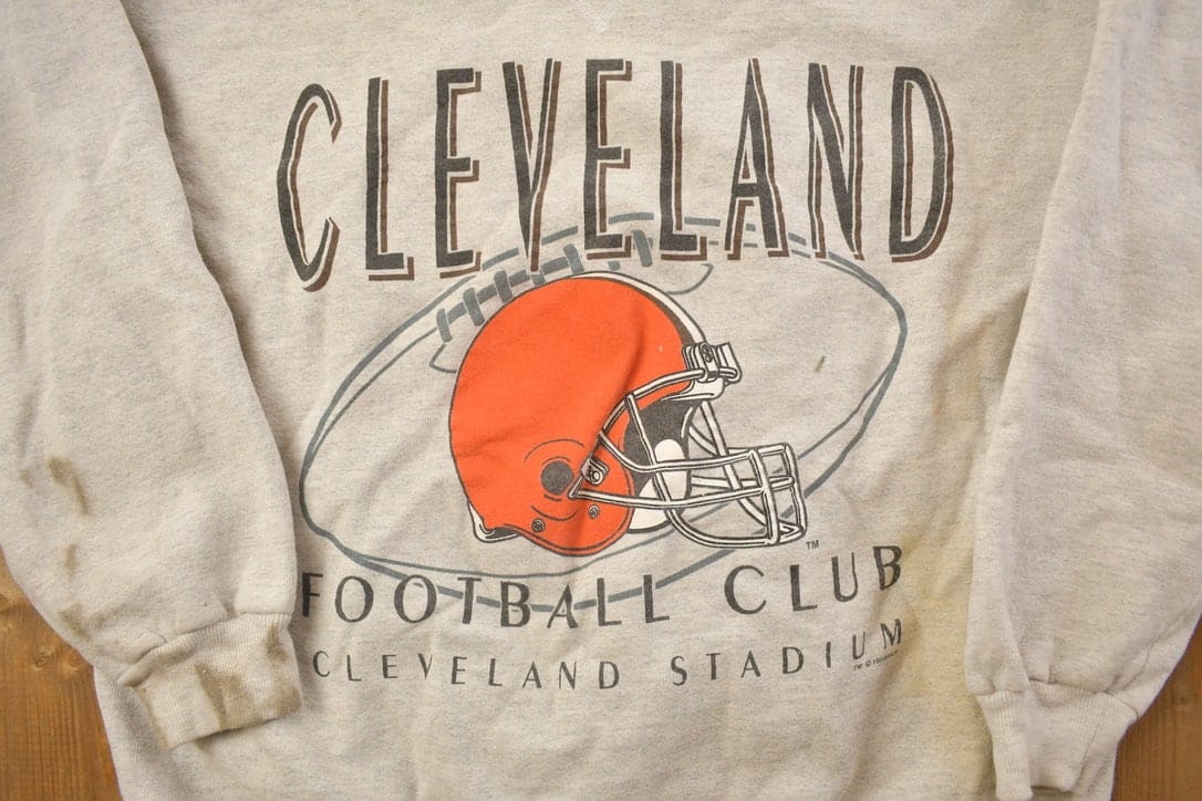 Vintage 1990s Cleveland Browns NFL Crewneck Sweatshirt Men's Medium