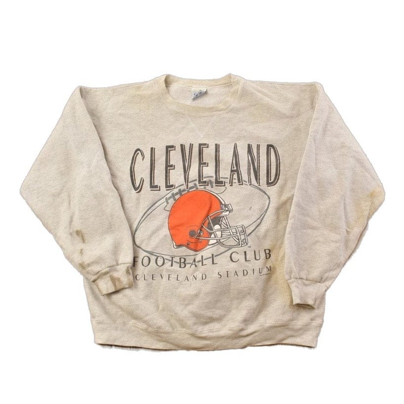 Vintage 1990s Cleveland Browns NFL Crewneck Sweatshirt Men's Medium