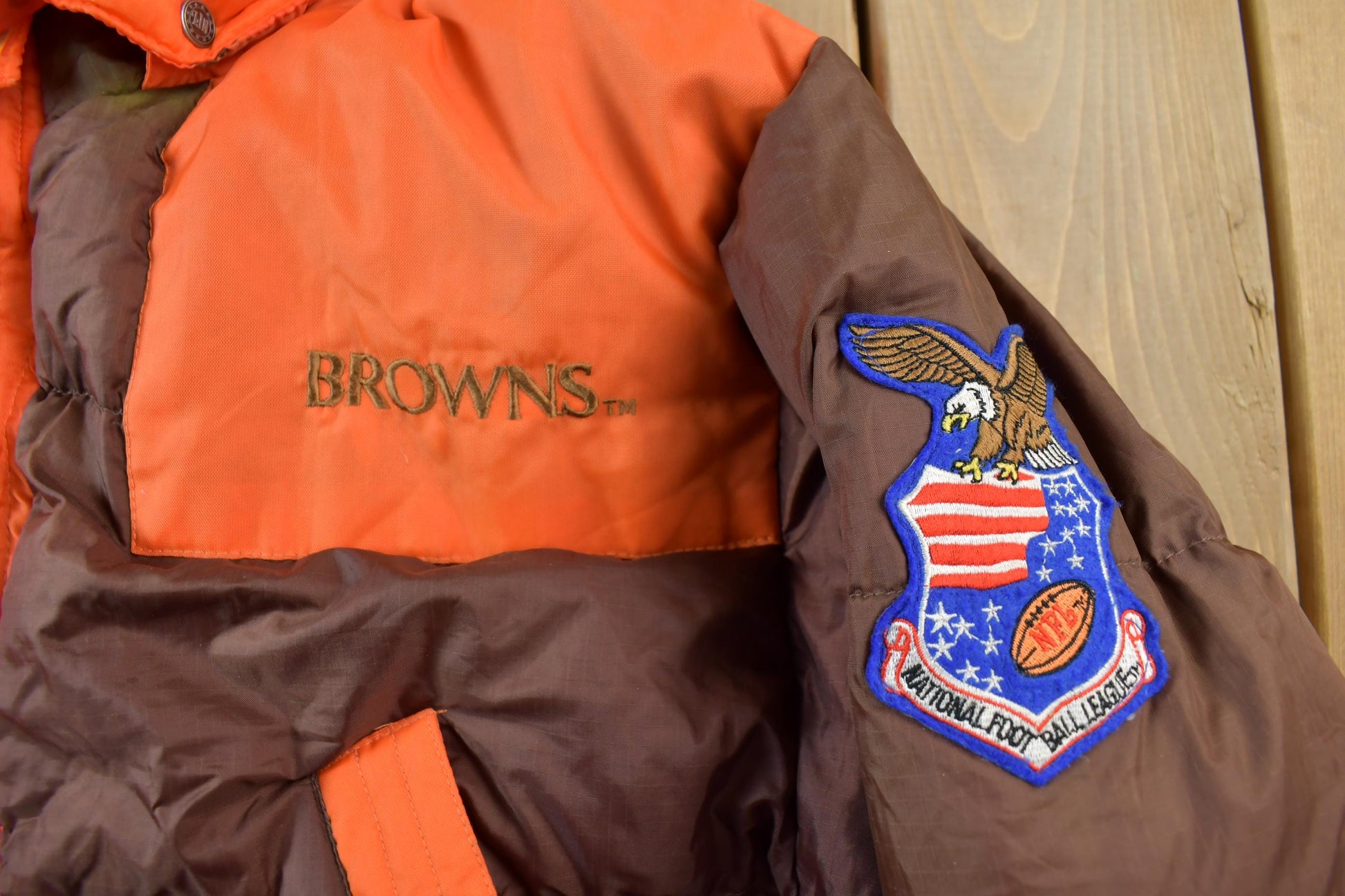 Vintage 1990s Cleveland Browns NFL Game Day Embroidered Windbreaker Men's Large from propervintagecanada