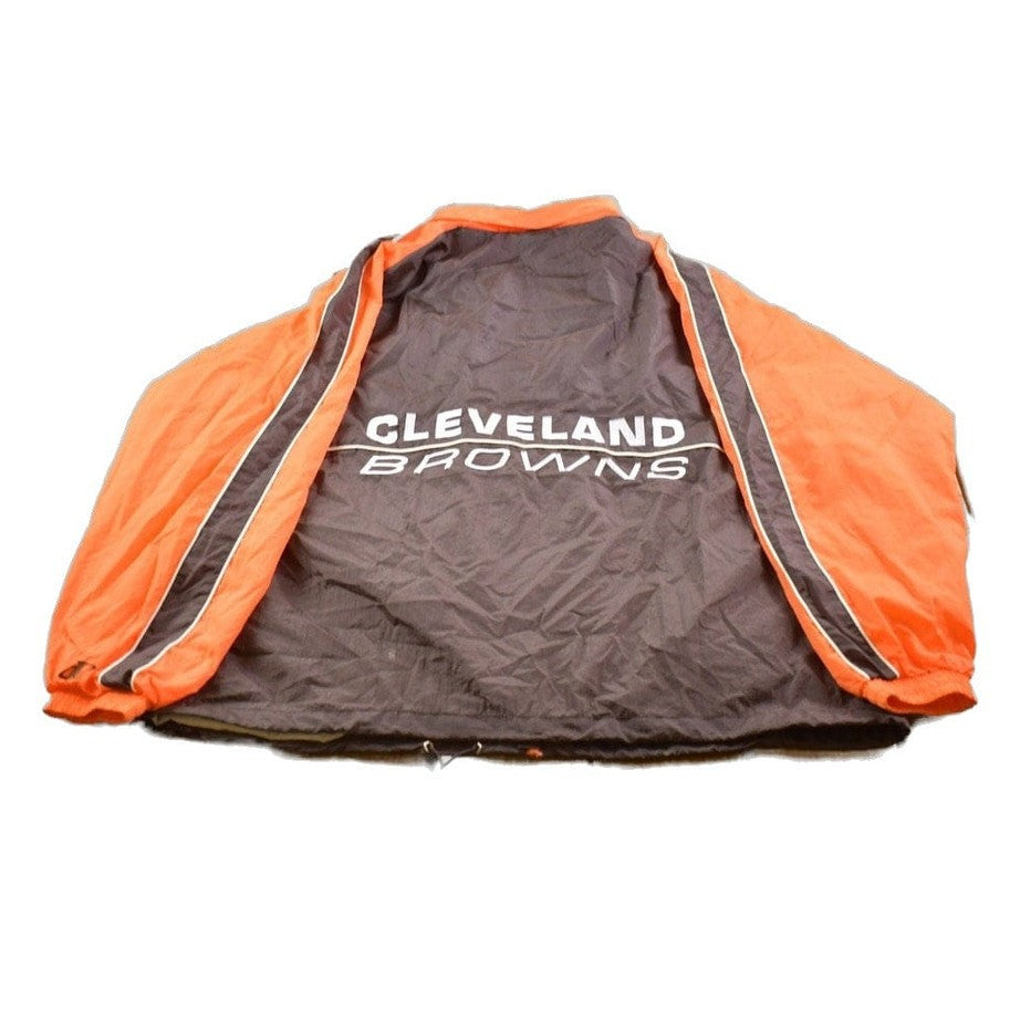 Vintage 1990s Cleveland Browns NFL Game Day Embroidered Windbreaker Men's XL from propervintagecanada