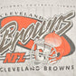 Vintage 1990s Cleveland Browns NFL Graphic T-Shirt Men's 2XL from propervintagecanada