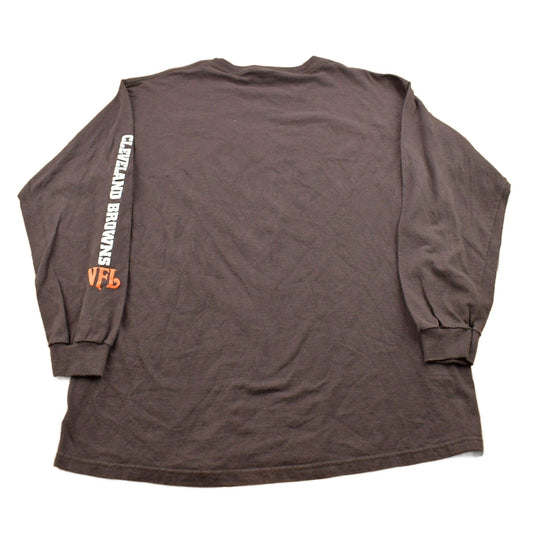 Vintage 1990s Cleveland Browns NFL Graphic T Shirt Men's L from propervintagecanada