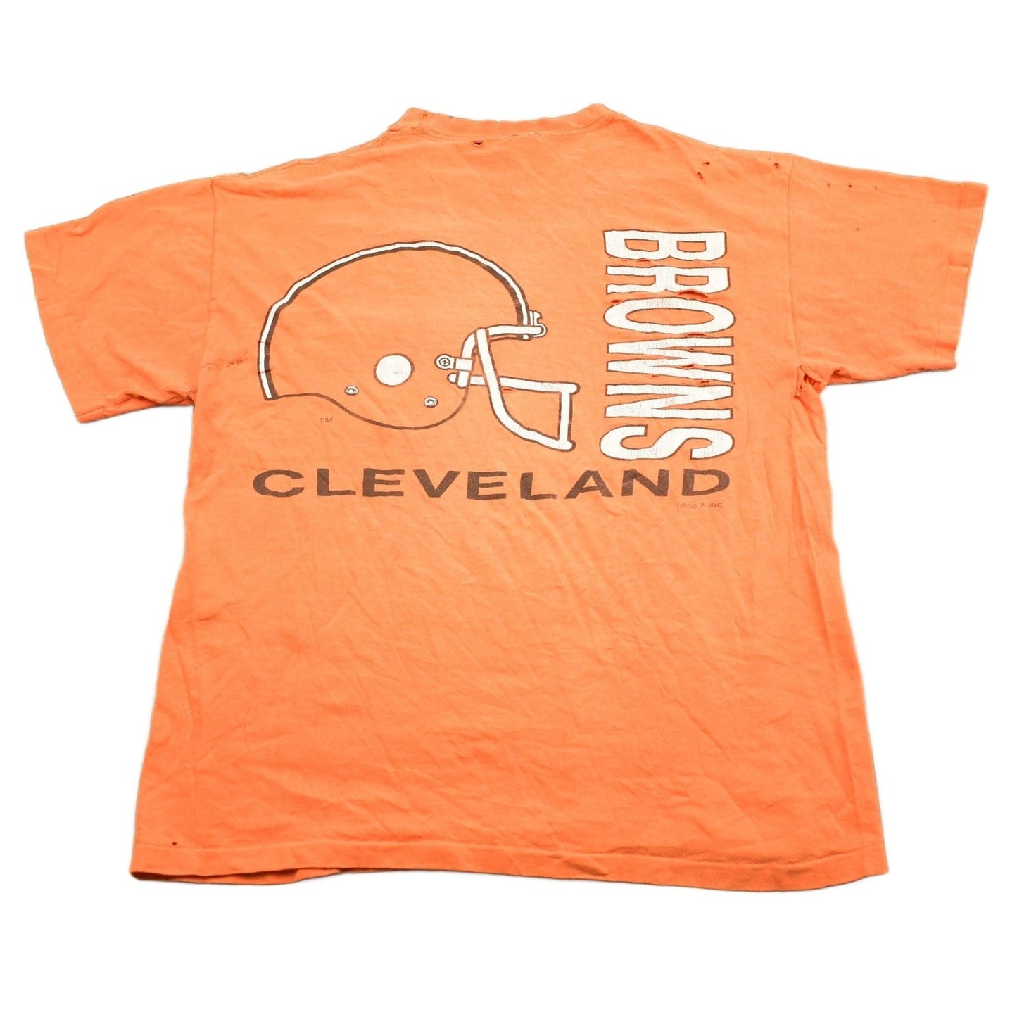 Vintage 1990s Cleveland Browns NFL Logo 7 Graphic T-Shirt Men's Large from propervintagecanada
